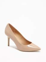 Thumbnail for your product : Old Navy Faux-Leather Stiletto Pumps for Women