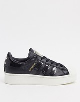 Thumbnail for your product : adidas Superstar Bold sneakers in black