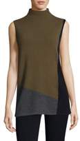 Thumbnail for your product : Lafayette 148 New York Felted Cashmere Colorblock Sweater