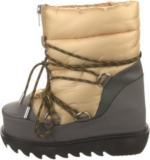 sacai wedge boots