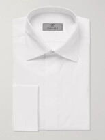 Thumbnail for your product : Canali White Double-Cuff Cotton-Piqué Tuxedo Shirt