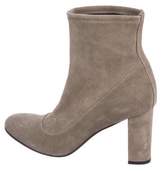 Thumbnail for your product : Barneys New York Barney's New York Suede Round-Toe Ankle Boots