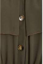 Thumbnail for your product : Quiz Khaki Bardot Tunic Button Dress