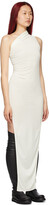 Thumbnail for your product : Rick Owens Lilies White Jersey One Shoulder Dress