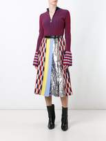 Thumbnail for your product : Emilio Pucci metallic detailing A-line skirt