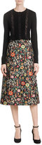 Thumbnail for your product : RED Valentino Floral Midi-Skirt