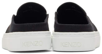 Kenzo Black K-Skate Mule Slip-On Sneakers