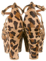 Thumbnail for your product : Alaia Pony Hair Wedges