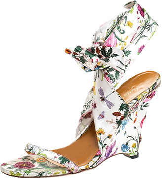 gucci slides floral print