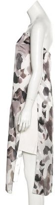 Helmut Lang Floral Silk Dress