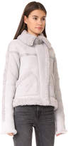 Thumbnail for your product : Victoria Victoria Beckham Oversize Shearling Jacket