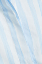 Thumbnail for your product : Rosetta Getty Belted striped cotton-poplin shirt
