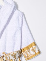 Thumbnail for your product : Versace Children Logo-Print Hooded Bathrobe