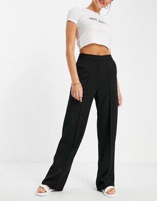 Topshop Women's Black Trousers | ShopStyle UK