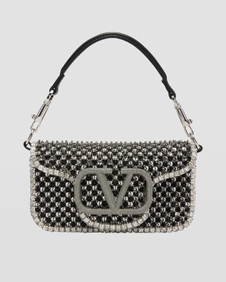 Yellow Valentino Embellished Crystal Rockstud Glam Lock Crossbody Bag –  Designer Revival