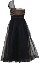 Thumbnail for your product : RED Valentino Wrinkled Tulle Bow Dress