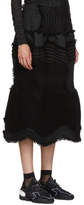 Thumbnail for your product : Issey Miyake Black Stag Knit Pleats Skirt