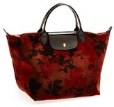 Thumbnail for your product : Longchamp 'Fleurs Palace' Velvet Tote
