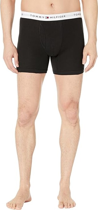 Tommy Hilfiger Cotton Classics 7-Pack Boxer Brief Men's Underwear Black : MD