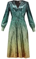 Thumbnail for your product : Mary Katrantzou Theresa Degrade Sequinned Dress - Green Multi