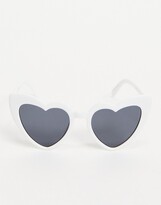 Thumbnail for your product : Madein. chunky frame heart shaped sunglasses