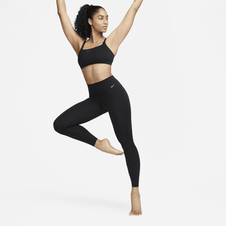 Nike Women's Zenvy Gentle-Support High-Waisted Full-Length Leggings in Black