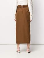 Thumbnail for your product : Max Mara knot front midi skirt