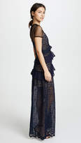 Thumbnail for your product : Self-Portrait Lace Paneled Maxi Dress