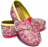 Thumbnail for your product : Toms Purple Paisley Glitter Tiny Classics