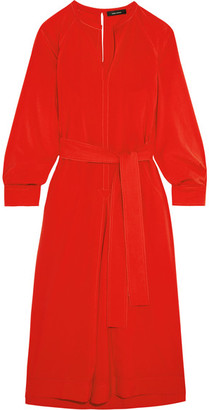 Isabel Marant Dayna Silk-blend Dress - Red