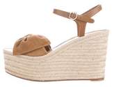 Thumbnail for your product : Valentino Bow-Accented Wedge Sandals