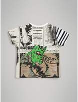 Thumbnail for your product : Burberry Childrens Monster Print Cotton T-shirt