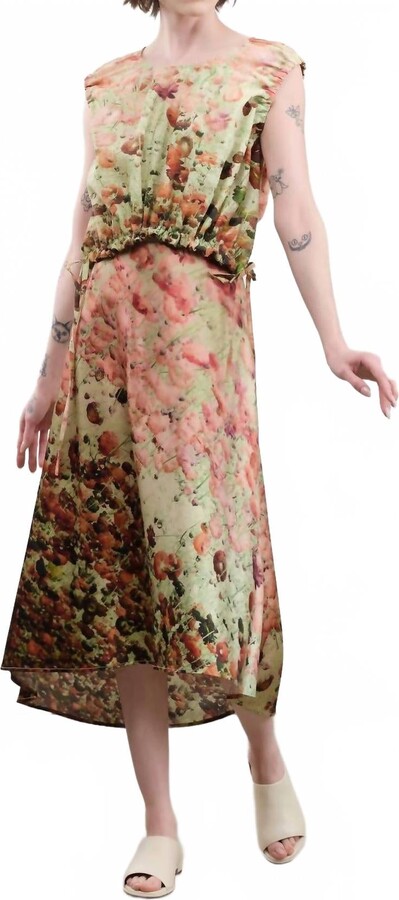 NO.6 STORE Mitta Midi Skirt In Auburn Floral