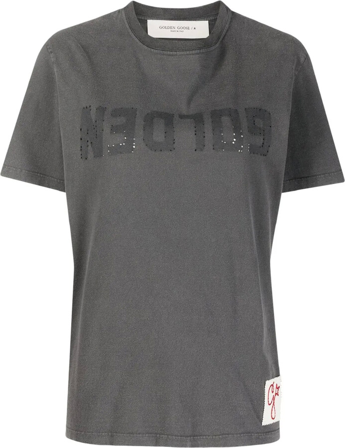 Golden Goose logo-print crew-neck T-shirt