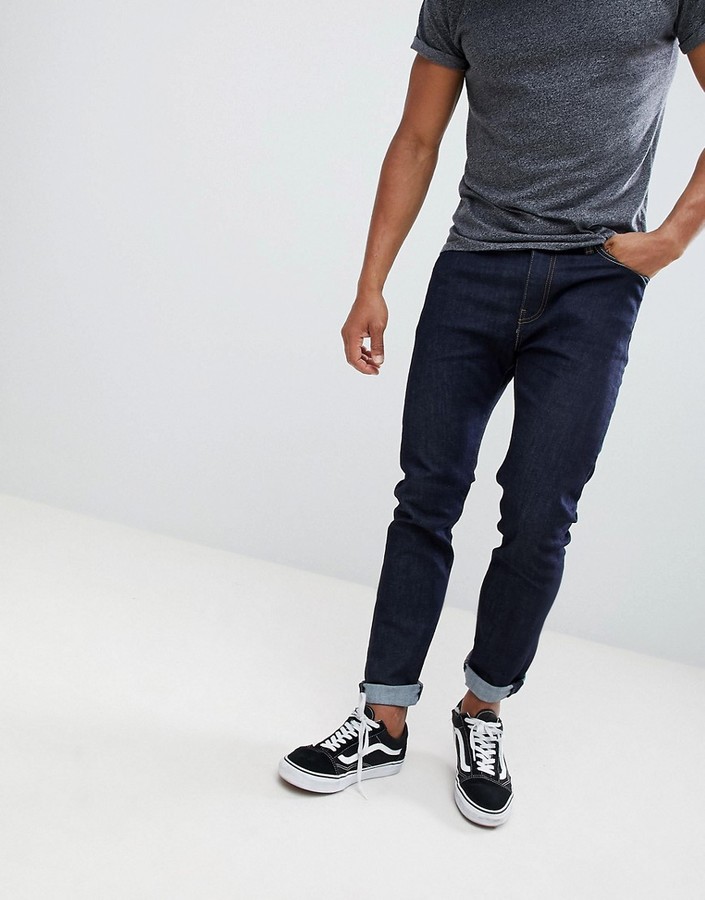 Levi's 510 skinny fit standard rise jeans cleaner indigo wash - ShopStyle