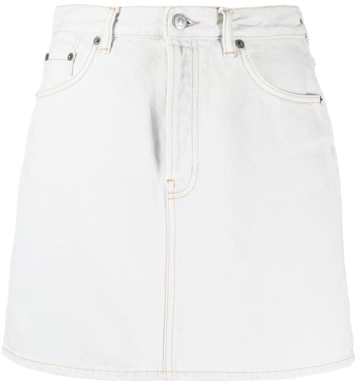 acne studios denim skirt