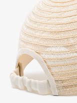 Thumbnail for your product : D’ESTRËE white Raymond straw cap