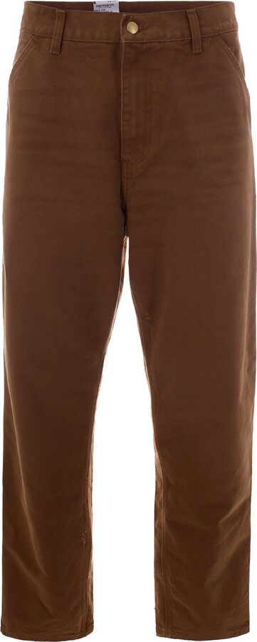 Carhartt Work In Progress Pantalone Single Knee Brown