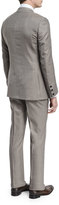 Thumbnail for your product : Ermenegildo Zegna Micro-Tic Two-Piece Trofeo® Wool Suit, Tan