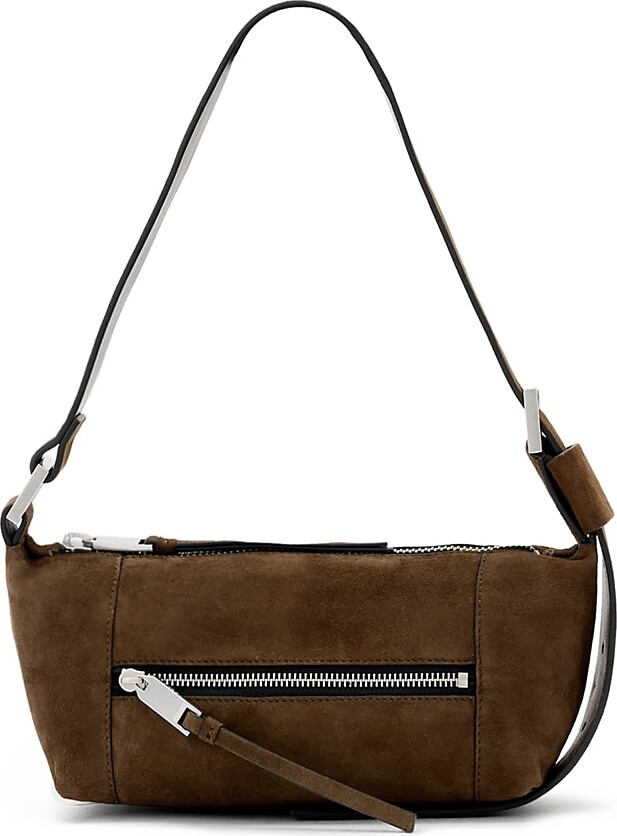 AllSaints Vega Mini Suede Shoulder Bag
