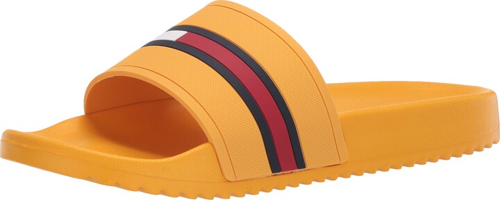 Men's Yellow Slide Sandals 6 Slide Sandals | ShopStyle |