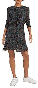 reiss snakeskin dress