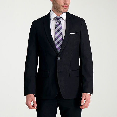 Haggar Smart Wash With Repreve Mens Stretch Fabric Slim Fit Suit Jacket