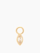 Thumbnail for your product : Maria Tash Diamond & 18kt Gold Charm - Yellow Gold