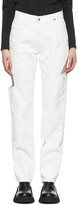 Thumbnail for your product : Heliot Emil Off-White Denim Jeans