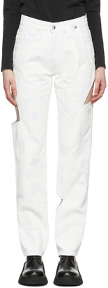 Heliot Emil Off-White Denim Jeans