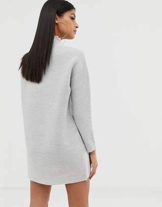 Missguided high neck knitted dress