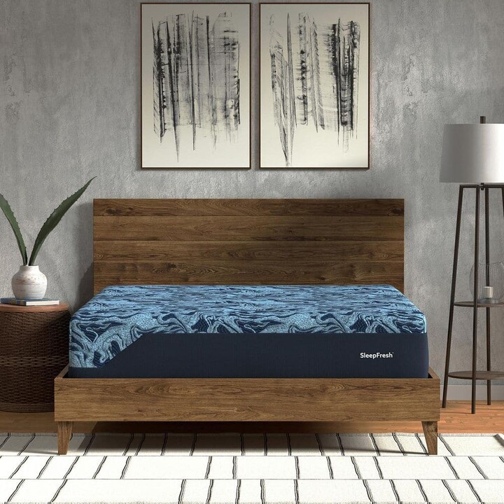 SLEEPFRESH CopperCool Twin XL Medium Latex 12 in. Bed-in-a-Box Mattress