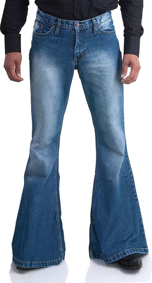 Botten Men's Vintage Bell Bottom Jeans 60s 70s Outfits for Men - ShopStyle