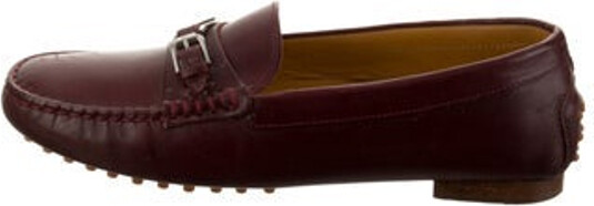 Ralph Lauren Collection Leather Loafers Brown Semi-Pointed Toes Unfortunately due to restrictions this item may not be eligible for shipping in all areas.